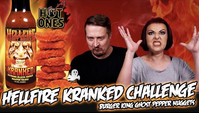 Let’s get Kranked <a href="/TheChiliMaster/">Hellfire Hot Sauce</a> #HotOnes <a href="/BurgerKing/">Burger King</a> Ghost Pepper Nuggets! youtu.be/LFMSvyxDo8o