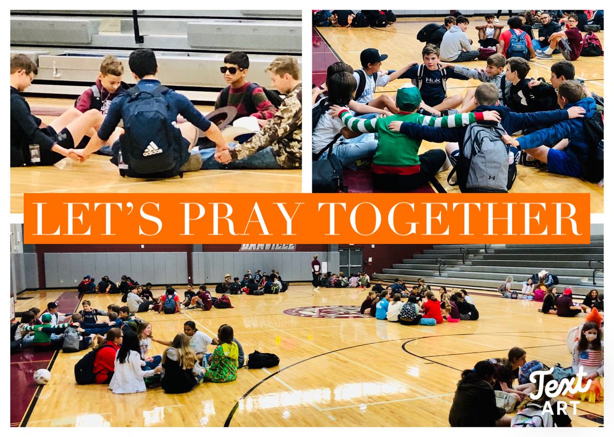 Our young men of the Wolf Pack were some great leaders today!! Embraced how we come together to pray. #GodIsGood #AllTheTime