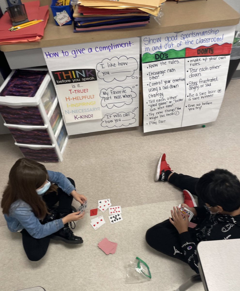 3rd_Schwick's tweet photo. This week we’ve been practicing good sportsmanship. The kids are working hard to be kind, not give up, and be encouraging rather than tear others down! #TeamSchwick https://t.co/HF3q5qbQ7y
