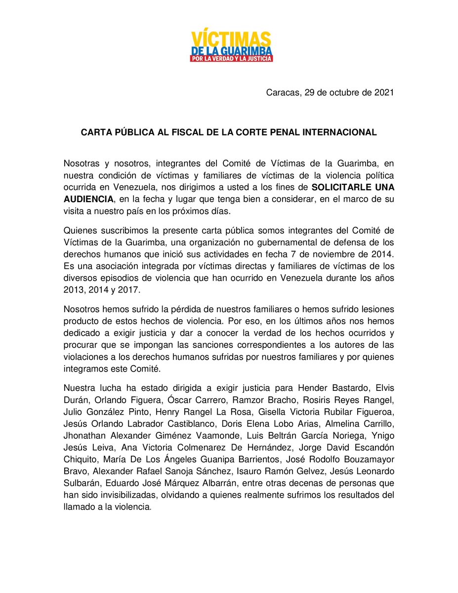 Víctimas Guarimba tweet media