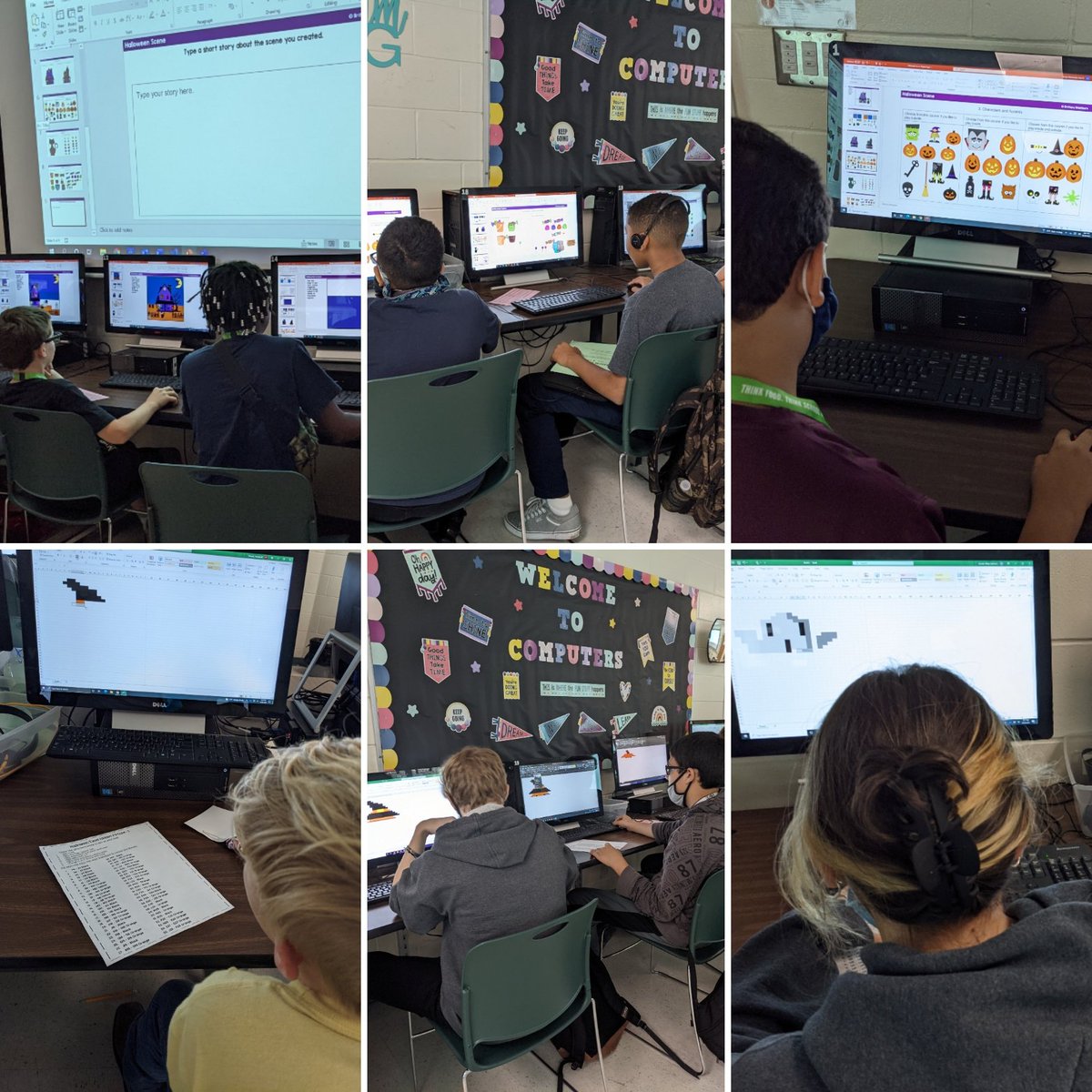 c_zillmann's tweet photo. @hmseaglesFL Spent some time creating Spooky pictures on PowerPoint and Excel today!!! #HMSSoars #EXCEL #PowerPoint #SpookyScenes #HiddenPictures https://t.co/1SmVFhtwY5