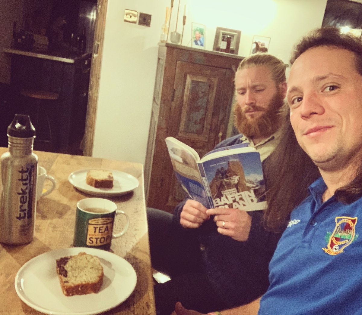Hot wets, banana cake and some hardcore planning going down range this Friday night.

Say one thing for the Mad Explorers, say they’ve really let themselves in for it this time.

#MadExplorers #realadventure #BaffinIsland #Adventure