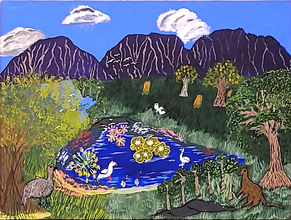 Women Painting Country is an exhibition of diverse works from art centres across the far north of Australia on now until 5 December 2021. ​Works from the exhibition are available to purchase.​
​
​​📸 Madge BOWEN ​Kings Plains | Kings Plains walnga, 2021 cairnsartgallery.com.au/whats-on/exhib…