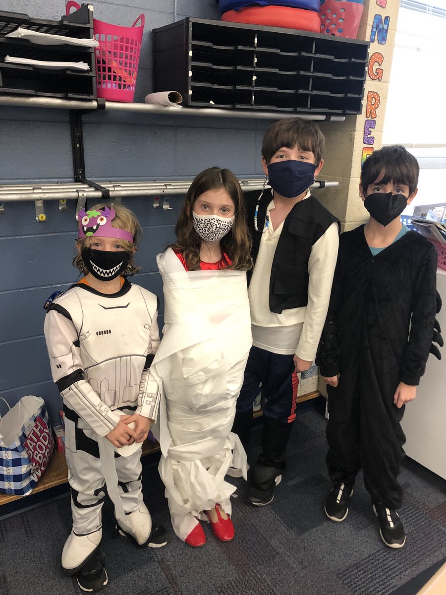 vneronmwes's tweet photo. Mrs. Neron’s Class enjoying Halloween and playing “Wrap That Mummy!” #mweschool https://t.co/EKdYi9fnLm