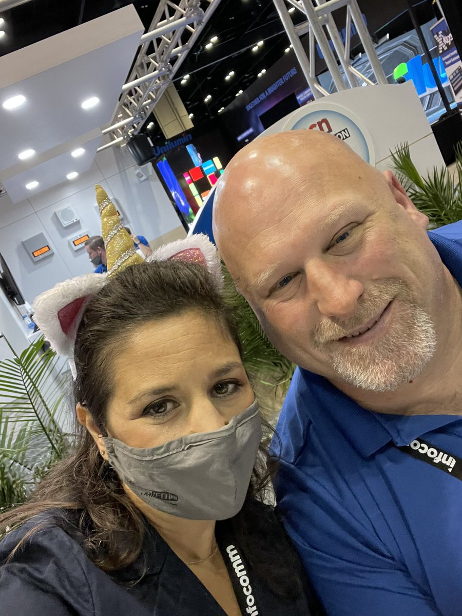 GinaSans's tweet photo. @TimDuncan_CTS A unicorn and her work bestie! #candytrail #InfoComm21 https://t.co/v1qhR7FGgd