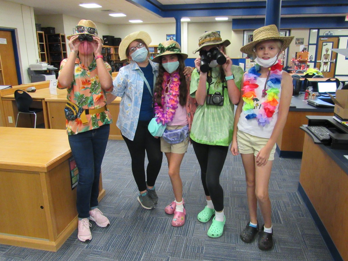 JeffJbailey's tweet photo. Awesome participation by students &amp; staff for Red Ribbon Week.  Nice to see the school spirit and the fun!  #BrevardMiddleSchool https://t.co/C15RML9xTD