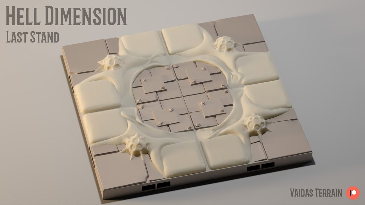 I couple of renders to see how the transitional pieces work. They will look even better when #3dPrinted and #painted
#DnD #DnD5e #Terrain #Miniatures #BodyHorror #ttrpg