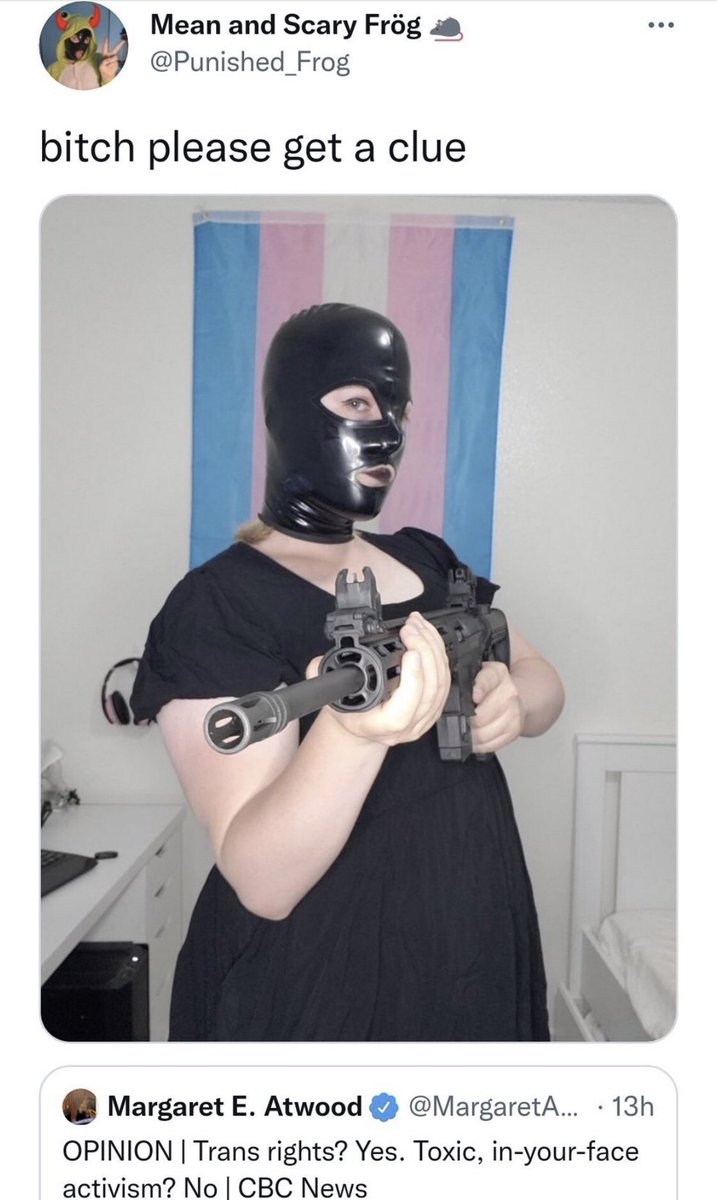 In my humble opinion, a woman can reject the advances of this individual for whatever reason she wants and anyone who sides with the individual with the gun is morally bankrupt.

#IStandWithLesbians