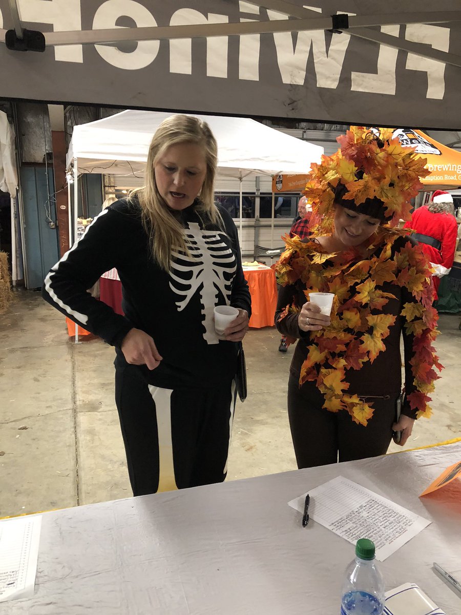 More costumes for Boos &amp; Brews! 💀 &amp; 🍁