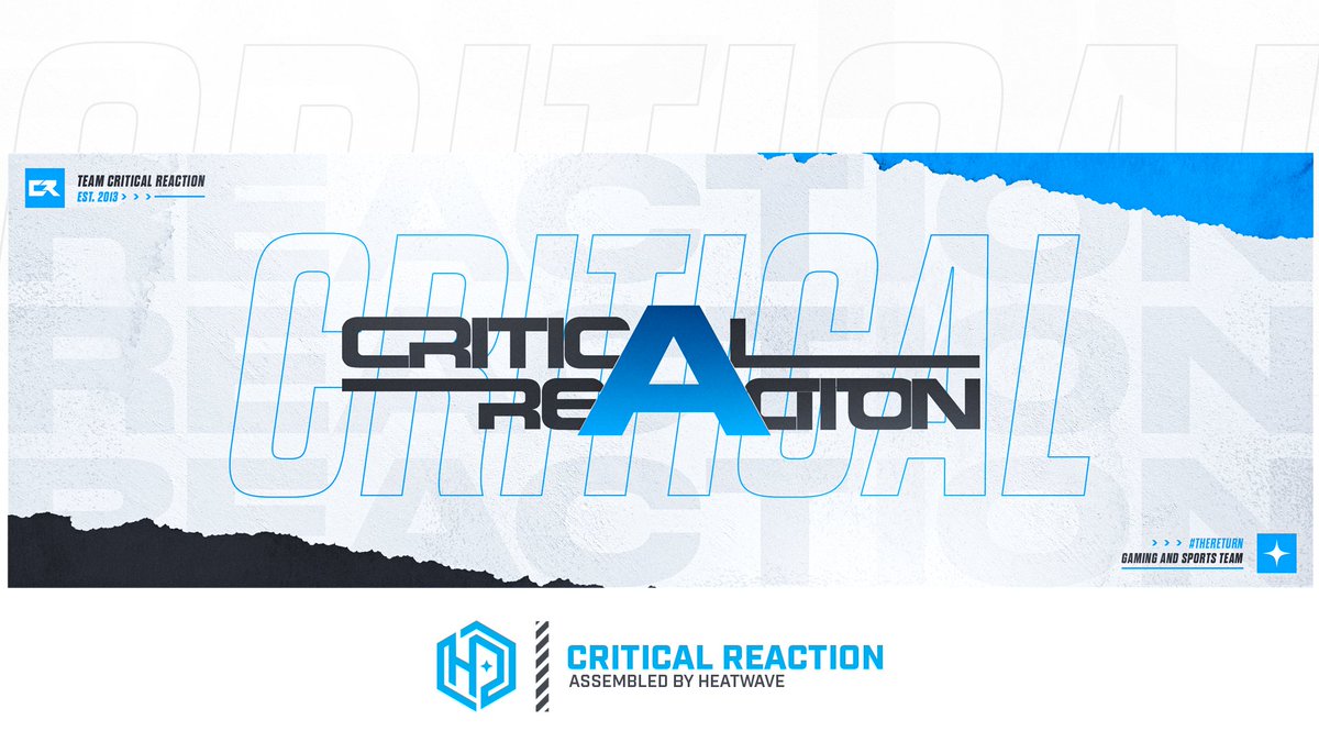 New revamp for the team over at <a href="/Team_cR/">Critical Reaction</a> #TheReturn 
HD: postimg.cc/Z9Lx0YmK

RT and like to leave some love and if you're excited to see Team cR back in action 😈