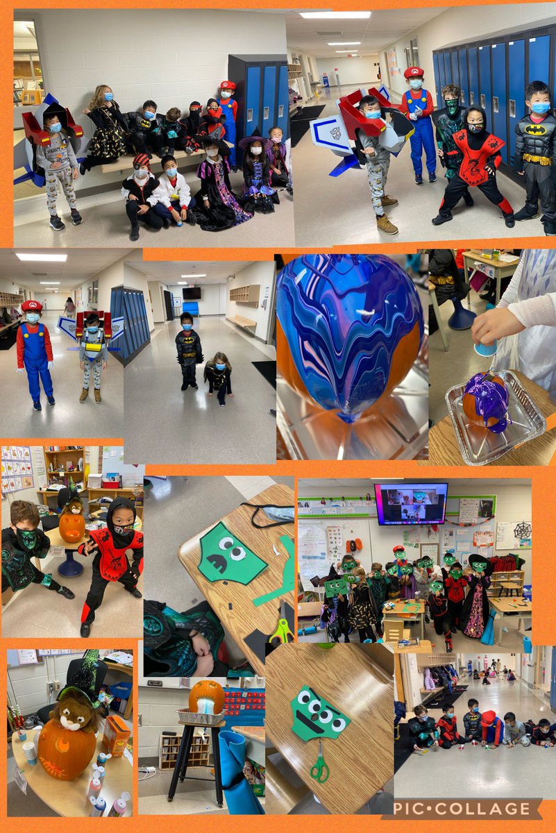 Happy Halloween from 1B - What a fun celebrating- parade, pumpkin marble painting, creepy underwear, candy corn catapults, and amazing costumes. <a href="/HTSRichmondHill/">HTS Richmond Hill</a>