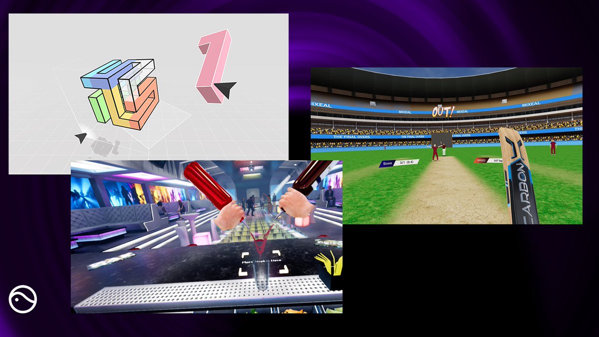 This week we released "Cubism", "Bartender Vr Simulator", and "The Final Overs" on the Neo 3!

#VR #Virtualreality #VRgame