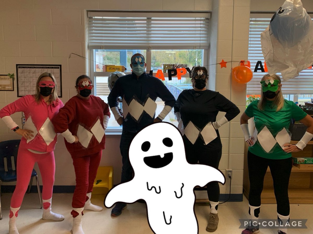 Happy Halloween Thunderbirds! We have a new KDGN student obsessed with Power Rangers…this is for him! Thanks Tara for organizing.