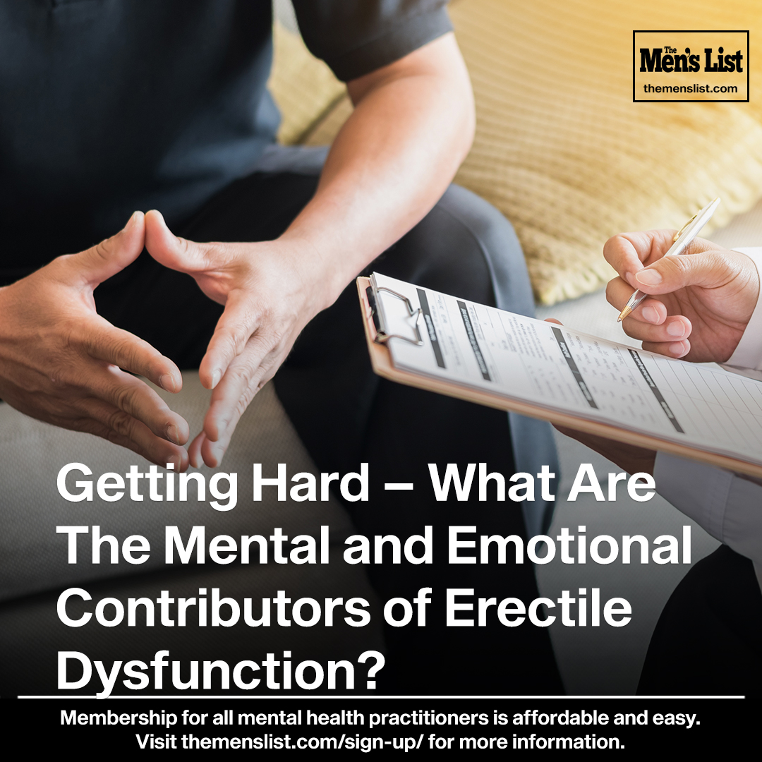No guy bats a 100% when it comes to getting hard - even if he tells you he does.  Our latest piece helps you understand the emotional and mental contributors of Erectile Dysfunction. 

themenslist.com/what-are-the-m…

#erectiledysfunction #menshealth #prematureejaculation #sexualhealth