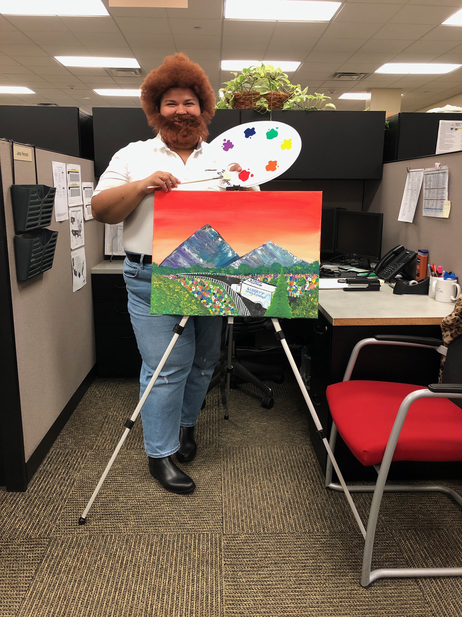 Happy birthday Bob Ross! I hope I made you proud 