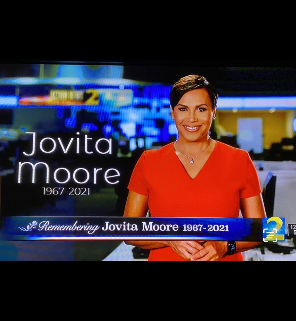 JadaReneeHolmes's tweet photo. Rest In Peace. You will be missed. Jovita Moore October 4, 1967 - October 29, 2021 #jovitamoore
#RIPJovitaMoore #rip #channel2newsatl #channel2news #atl #Atlanta #georgia #reporter #curecancer https://t.co/OOaOcD5jca
