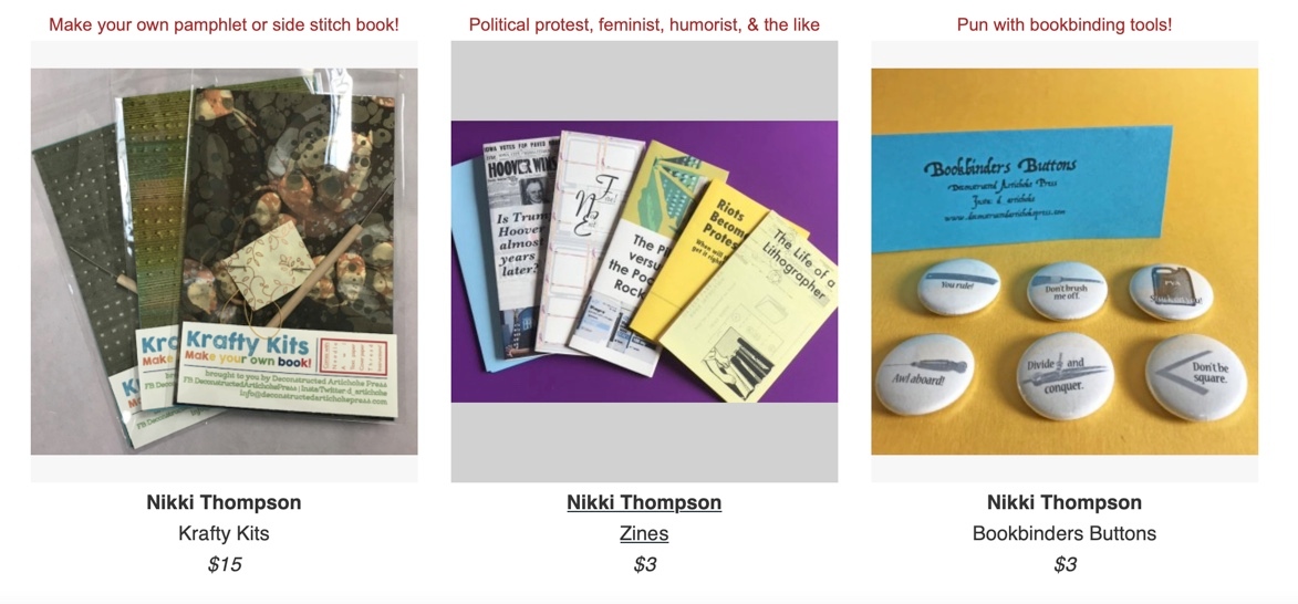 d_artichoke's tweet photo. Day two! @oakknollbooks Fest XXI! https://t.co/mLSOanvdd6 I'll be live on the Insta Saturday at 1 pm PST (4 pm EST) demonstrating my books. Come and shop and say hi! #artistbooks #worksonpaper #artistsbook #bibliophile #shopsmall #oakknollfest #oakknollfestxxi #finepress https://t.co/5xQj3GvzoT