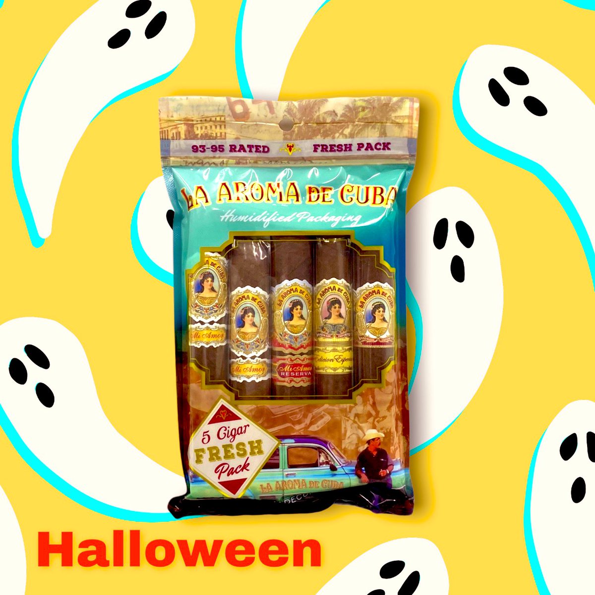 tamperocigars's tweet photo. Halloween Week ๐Back in La Aroma de Cuba Fresh Pack Sampler by @laaromadecubacigars Save 10%OFF ๐ฑ๐ฑBuy It https://t.co/MOMven3Dyg #tamperocigars #laaromadecuba #cigarlife #yborcity #tampa #florida #cigaraficionado #cigarsnob #cigarjournal #specialoftheweek https://t.co/Wf40UCQJGb