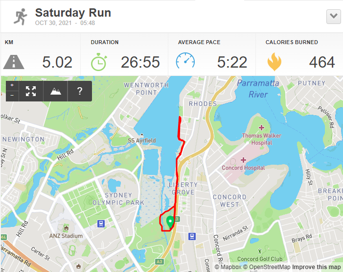 JaseAURunner's tweet photo. HALLOWEEN #NOTPARKRUN
Got out the Halloween #runningtutu for #notparkrun this weekend doing 5k #runninglikeagirl repping @onegirlorg in 26:55 at Rhodes #parkrun. Looks like the jacarandas are starting to flower again. #onegirl #doitinadress #runlikeagirl #parkrunau #loveparkrun https://t.co/F17pVI0yAx
