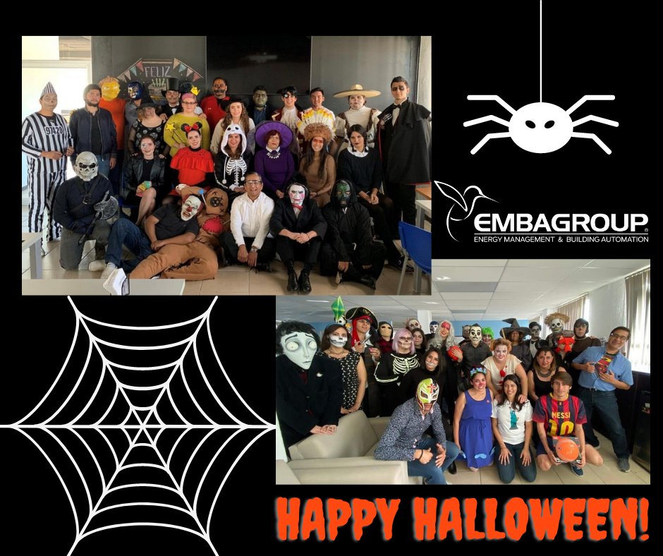embaofficial's tweet photo. Some of our past Halloween parties. We can't wait to meet again and celebrate. Happy Halloween from Emba Group! https://t.co/6t31T6x3eD