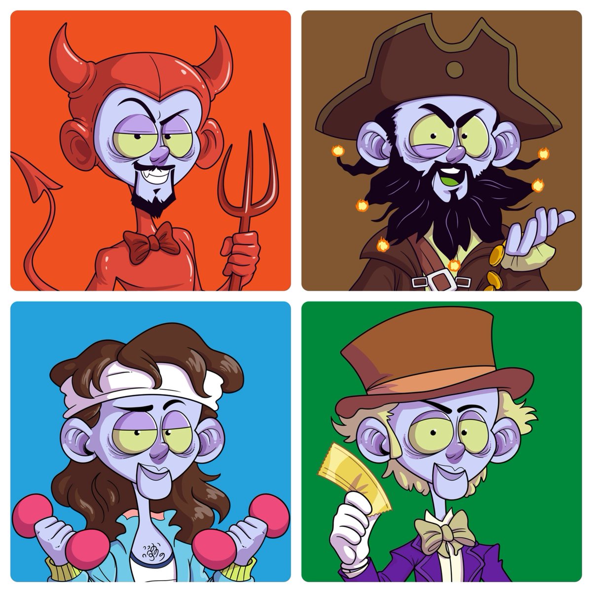 Oh hi. #NFTs join the #deadpuppetsocietynft movement @DosPunks_NFT @PoliticalPunks1 <a href="/doodleseth/">homo.eth</a>