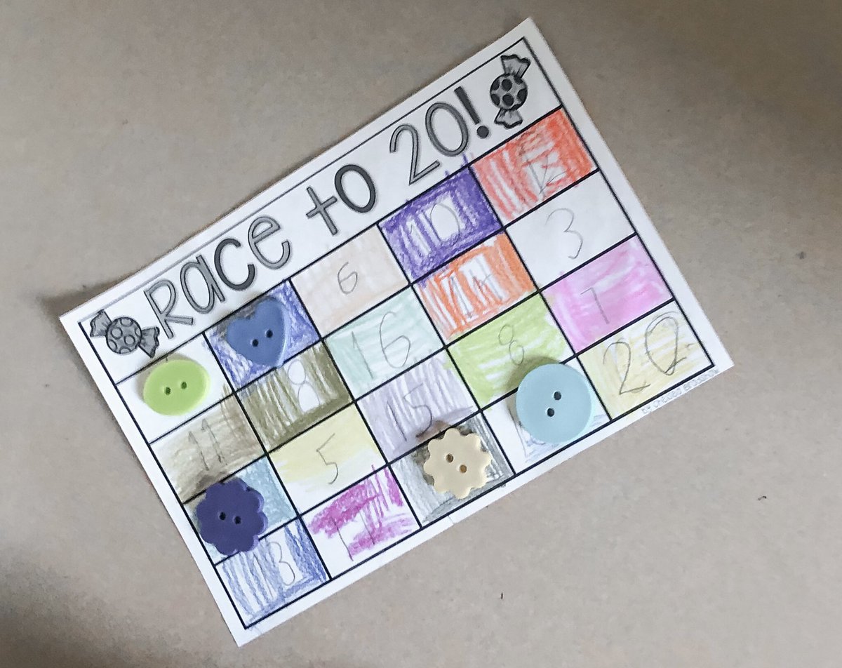 Ms_Maguire_'s tweet photo. We played bingo in math today! Students labeled their bingo cards &amp; scattered their numbers 1 to 20. My students couldn’t get enough of this game, I said they could take a break but they instead wanted to keep playing. I have a feeling we will play this again soon 😂 #math https://t.co/ilowefSWgv