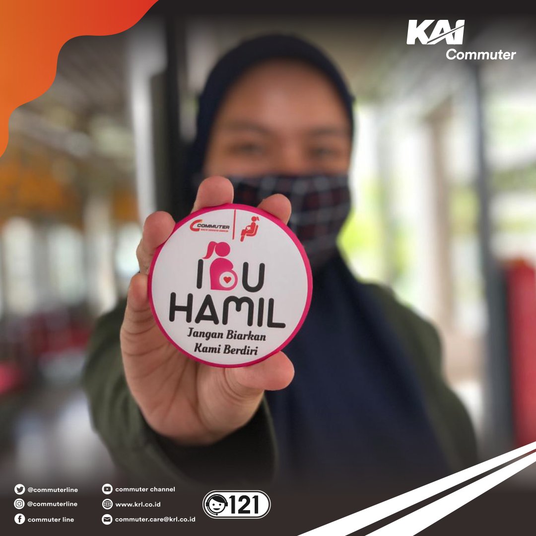 CommuterLine's tweet photo. #RekanCommuters Bagi Ibu Hamil yang akan melakukan perjalanan menggunakan KAI Commuter di lintas Jabodetabek, silakan melakukan pendaftaran PIN Ibu Hamil via online dengan membuka link: https://t.co/lwHah3Yw1r melalui Browser. https://t.co/hvYW52j3jk
