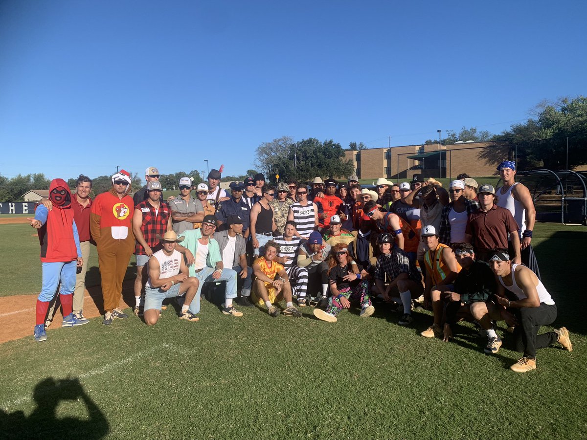 Happy Halloween from St Edward’s Baseball. Great time at our Halloween game today!! #FearTheGoat