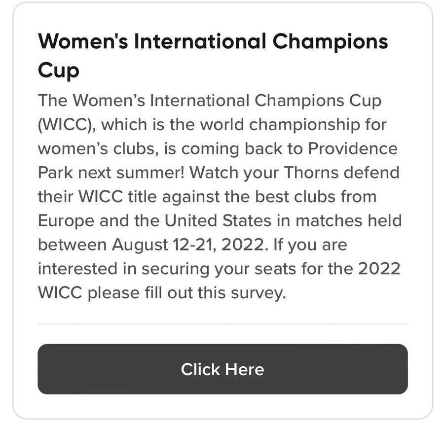 Thorns To Host 22 Women S International Champions Cup Stumptown Footy