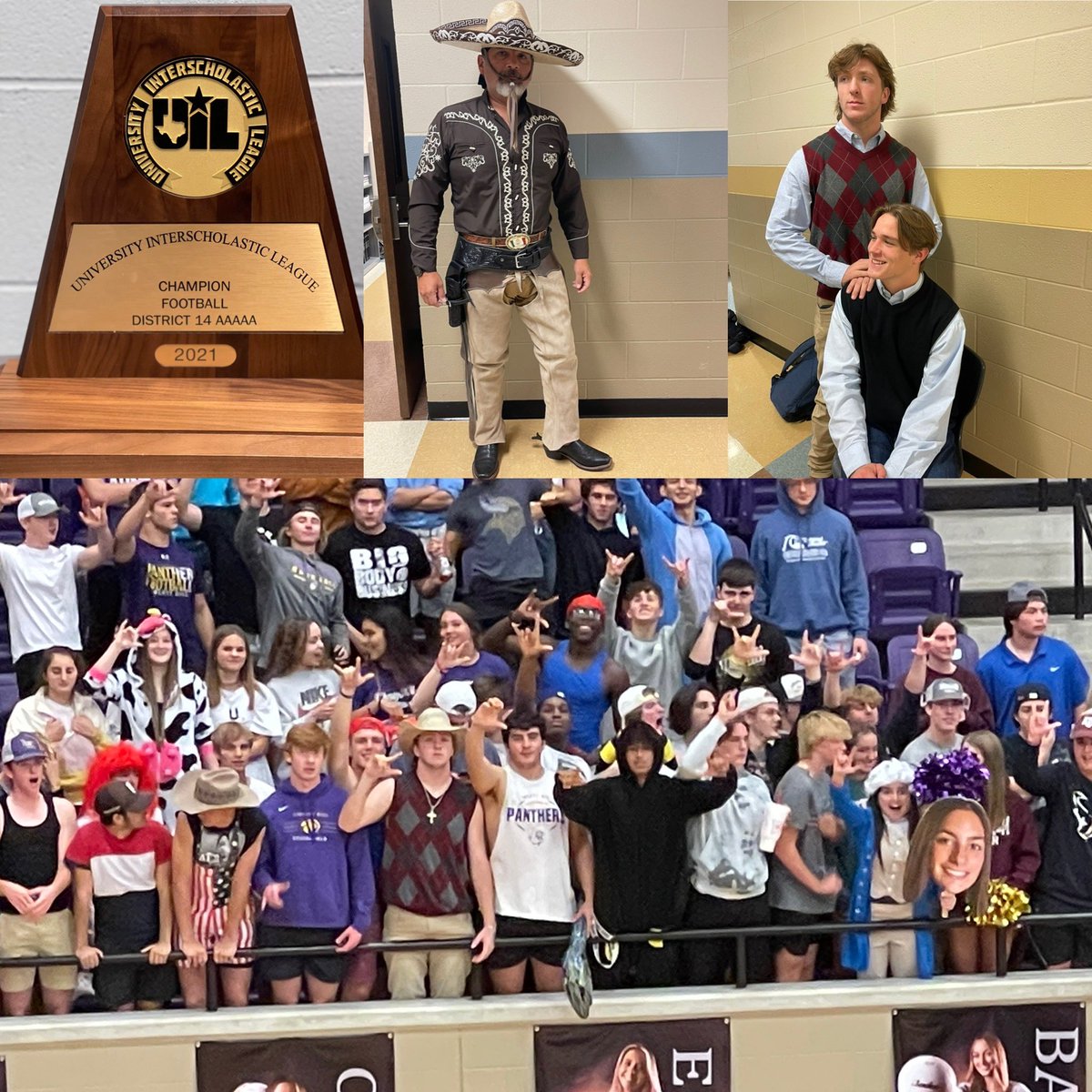 What do you do when you have a Friday night off. You dress up for Halloween and cheer on <a href="/LHHSVB/">Liberty Hill Volleyball</a>.  Let’s go ladies!! #Brotherhood #Walkertough #LHHS.