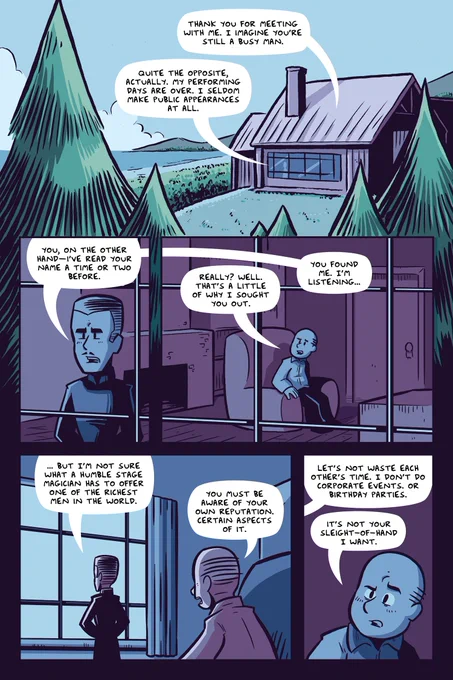 Got a special spooky comic for you this week... a short story written by @krisstraub and illustrated by me! Originally made for the Bones of the Coast anthology a few years ago. Read the whole thing here!
https://t.co/CPwOsvwTAA 