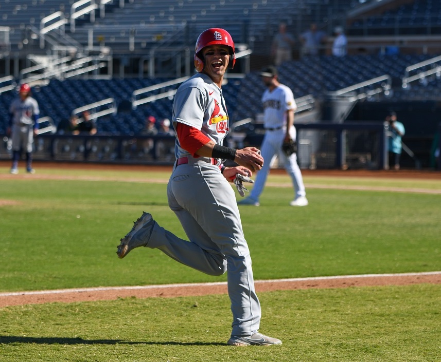 CardsPlayerDev's tweet photo. NOOOOOOOOOOOT!

After hitting for the cycle today, Lars Nootbaar is slashing .375/.490/.900 with 10 XBH, 14 R, 10 RBI and 8 BB in ten AFL games.

He leads all @MLBazFallLeague hitters with 5 HR and a 1.390 OPS. https://t.co/JfEizNf0EG
