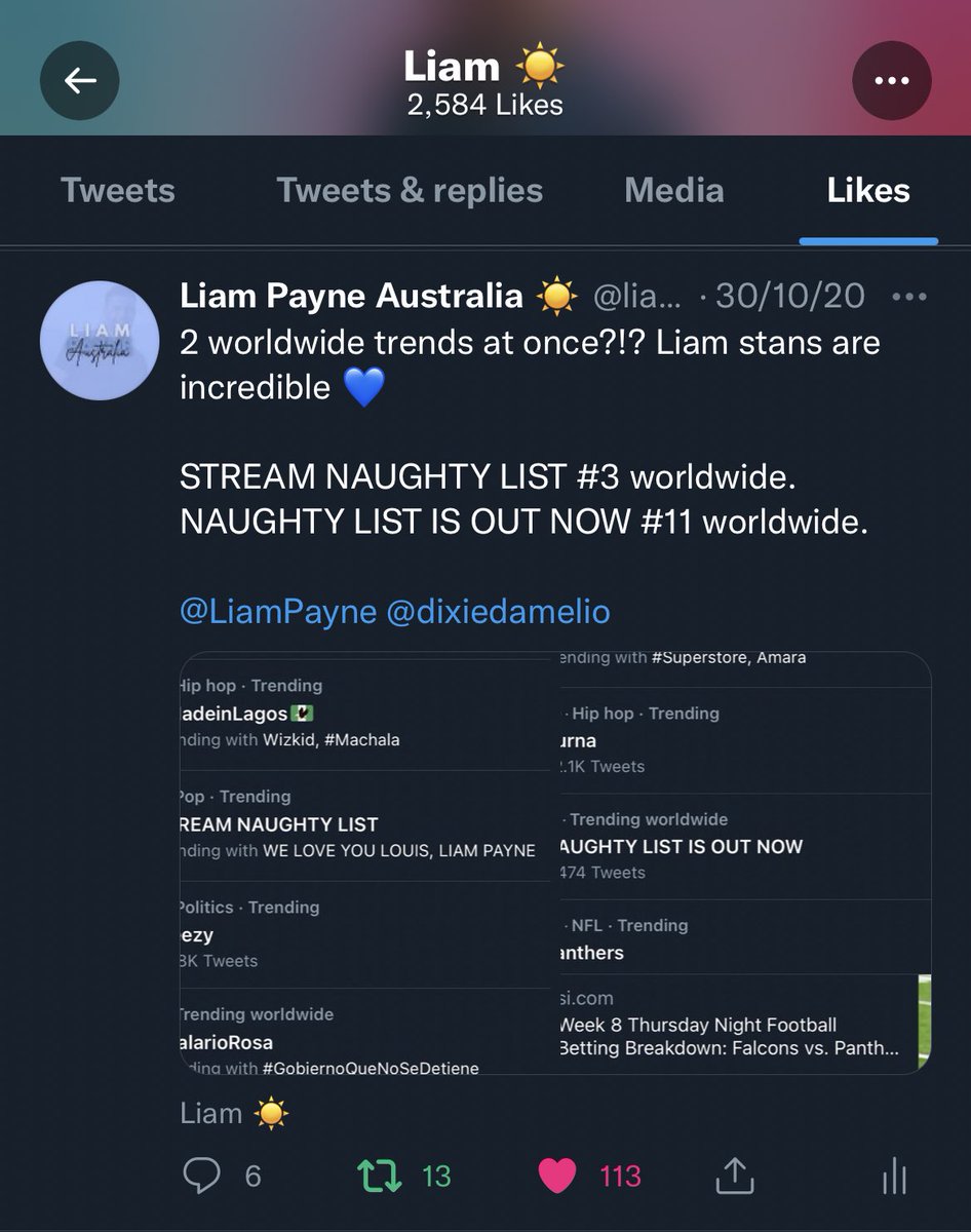 liampayneaussie's tweet photo. 1 year ago today, @LiamPayne liked my tweet 💙 my first ever interaction with Liam after loving and supporting him for so long, a day I’ll never forget https://t.co/SoHeoINNny