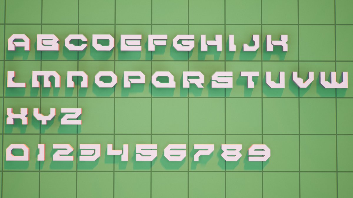 A simple Sci Fi Themed font i recently made. " Pulsar Class " #Fortnite #FortniteCreative