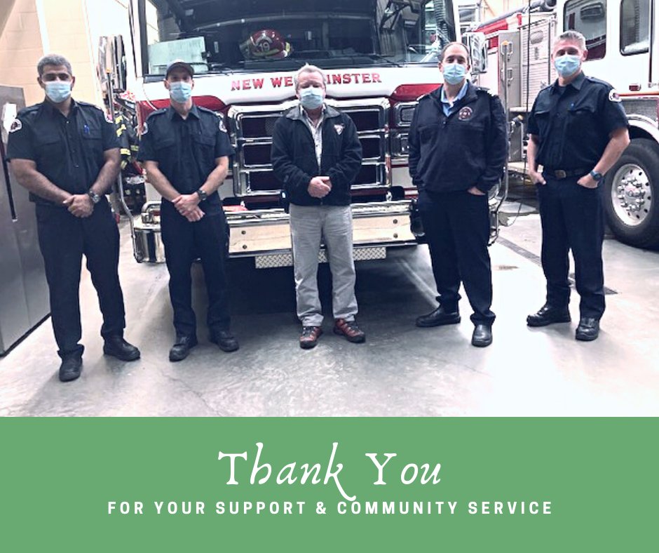 Thank you New Westminster Firefighters Charitable Society. These brave first responders have been supporters of VCDS over the years with another donation this year. They actively volunteer their off time in the community to raise money and promote fire awareness and safety.