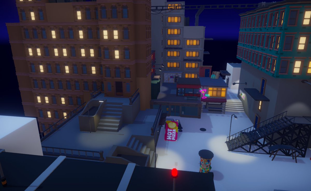 FuelStateGame's tweet photo. Working on a map for the demo release of Fuel State! #Blocktober #fuelstategame #gamedev #speedrun https://t.co/eAIDbunEJi