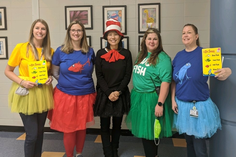 Book character day with the Admin Team! 🐟 <a href="/MartieJones3/">Martie Jones</a> <a href="/chrishemerson/">Chris Emerson</a> <a href="/CVESPrincipal/">Ms. In</a> <a href="/CreekviewES_AP/">CreekviewESAP</a>