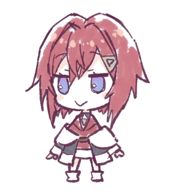 ディフォルメだけどスマートに見える絵柄をなんとなく練習してる 