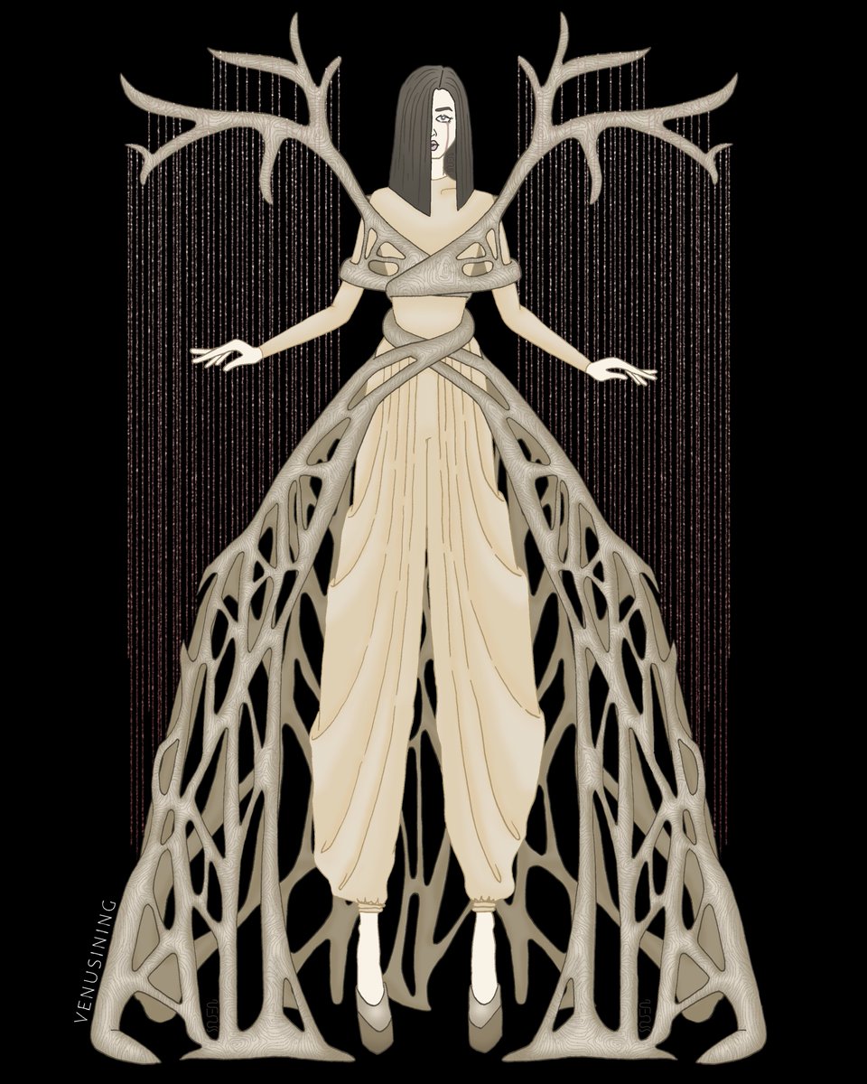 venusining's tweet photo. My 1st original #avantgarde look for a design challenge in my org at school :>
#artph #digitalart #baletetree #halloween https://t.co/oPrCrPGFaJ