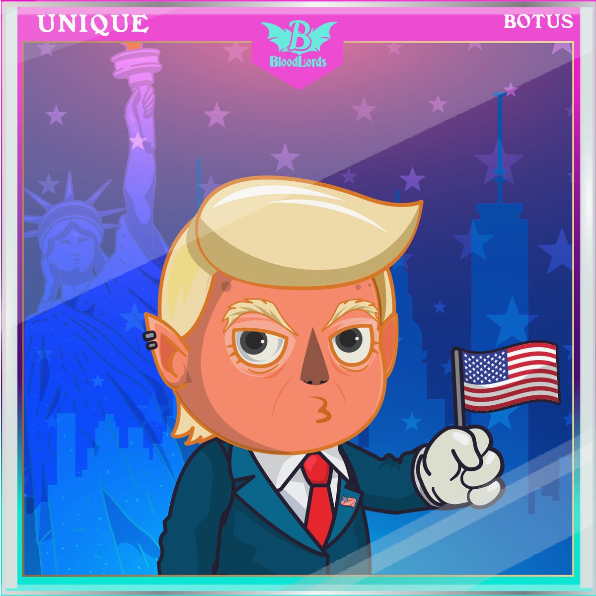 TRUMP X Bloodlord

<a href="/DonaldJTrumpJr/">Donald Trump Jr.</a> 
"Make America Great Again"

RT if to show love!

#NFTCommunity #SolanaNFT #NFT #NFTshill #NFTGaming #NFTGame