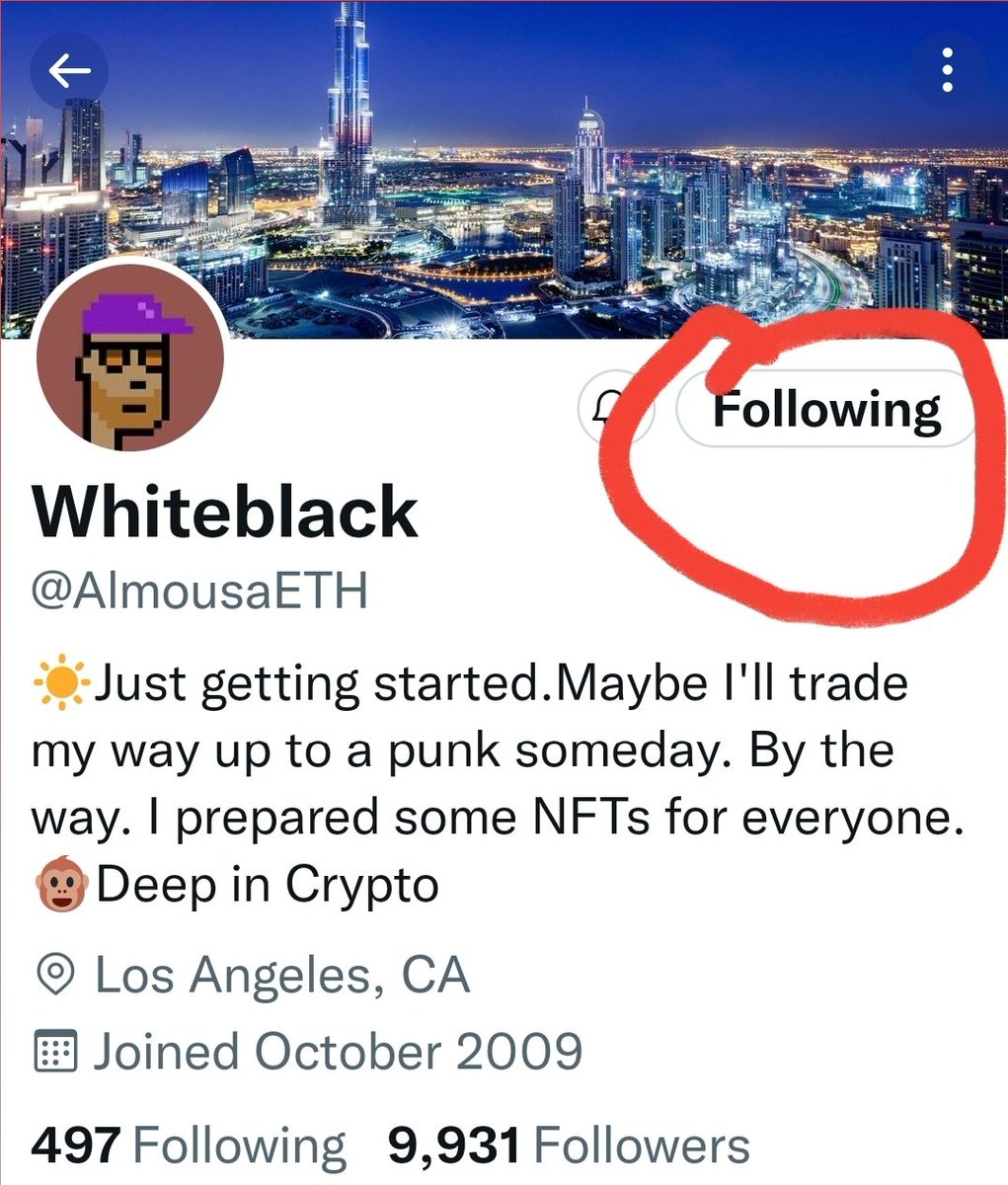 NFTWynLambo's tweet photo. @AlmousaETH Liked, Retweeted, and Following:
@cryptour 
@cryptovurt https://t.co/QiBGGfUCs4
