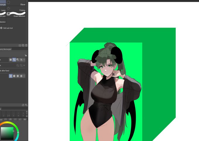 @ThiccWithaQ that's actually my OC behind her 