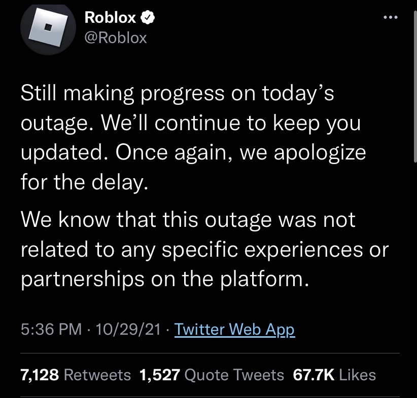 roblox twitter memes since it's shutdown! 