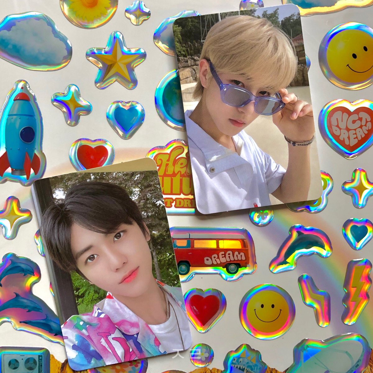 잼런 에폭시 스티커 세트 ♡