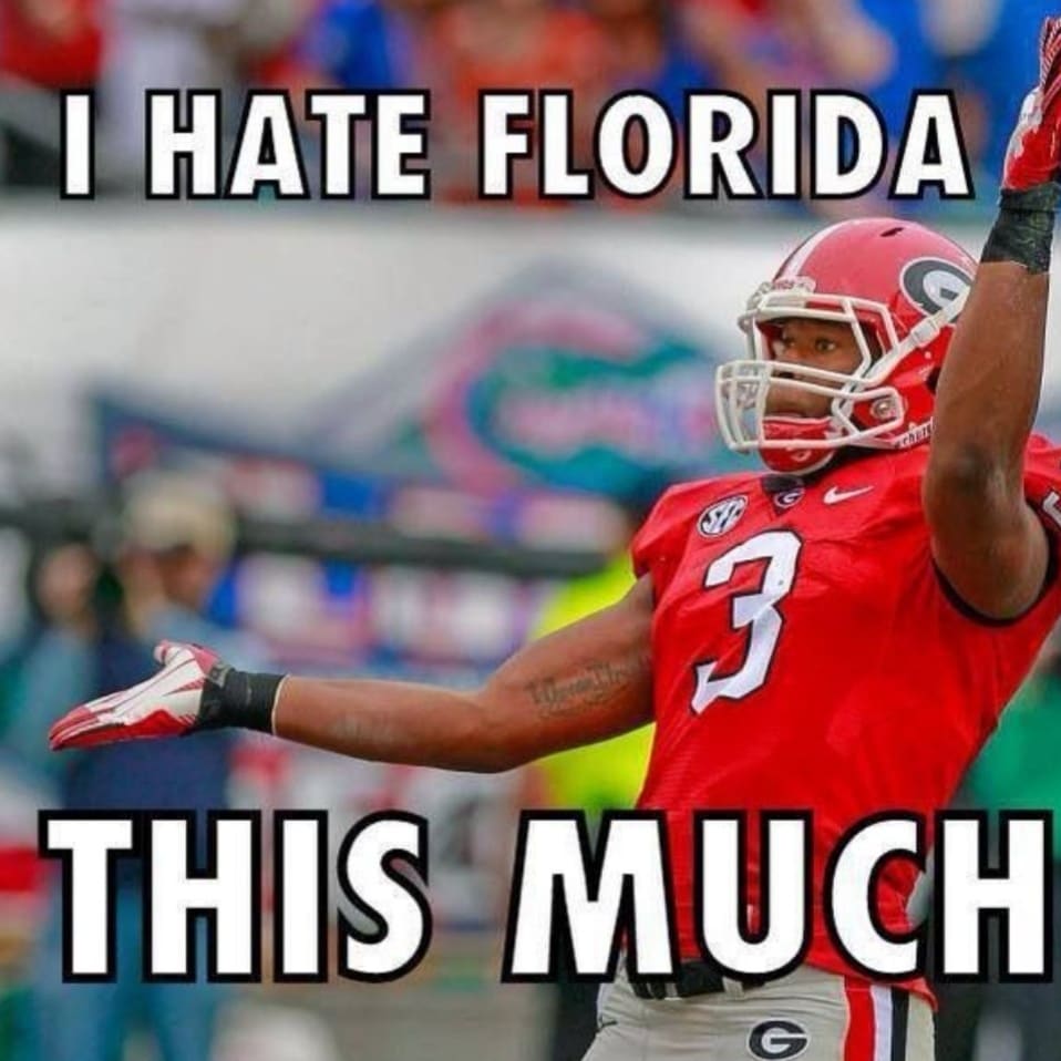 dmt72_taylor's tweet photo. @SportsGuyLance #gatorhate #GoDawgs https://t.co/aVrxXyH3dj
