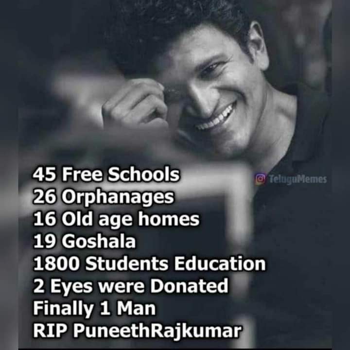 senkodiwww's tweet photo. Oct 29 : #Deepest_Condolences

Kannada actor Puneeth Rajkumar is not only a famous actor, he is also an excellent social worker!

It is shocking that Puneet has died at the age of 46! Our condolences to his wife 2 daughters and family and fans who lost him!

#Senkodi ( #WWW ) https://t.co/YOqmKx8Xu9