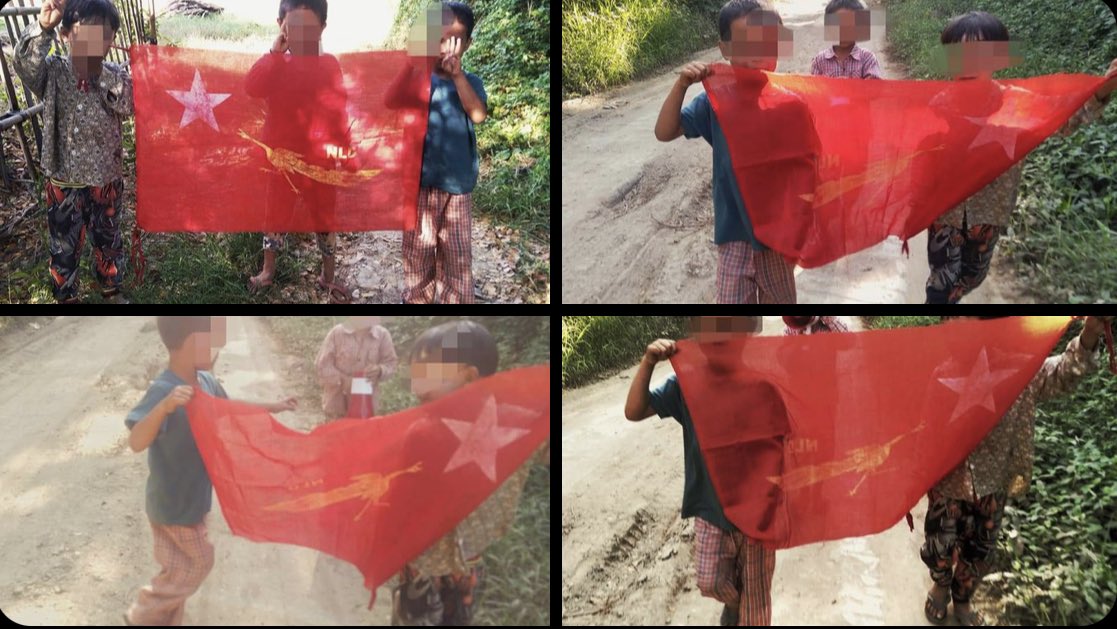 zhan_wint's tweet photo. Amidst tight roaming by the SAC terrorists in the area, residents of Monywa-Amyint staged a protest against military dictatorship, today.   #WhatsHappeningInMyanmar #Oct30Coup #WarCrimesOfJunta https://t.co/MV9WHD0Pjf