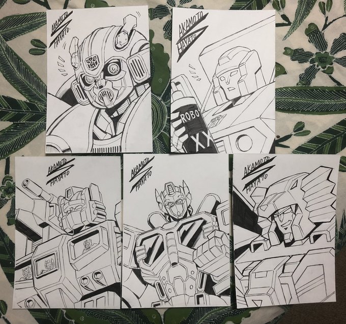 イラスト本おまけ追加ーー。明日はオールヘイルセイバートロンです宜しくお願いします! 