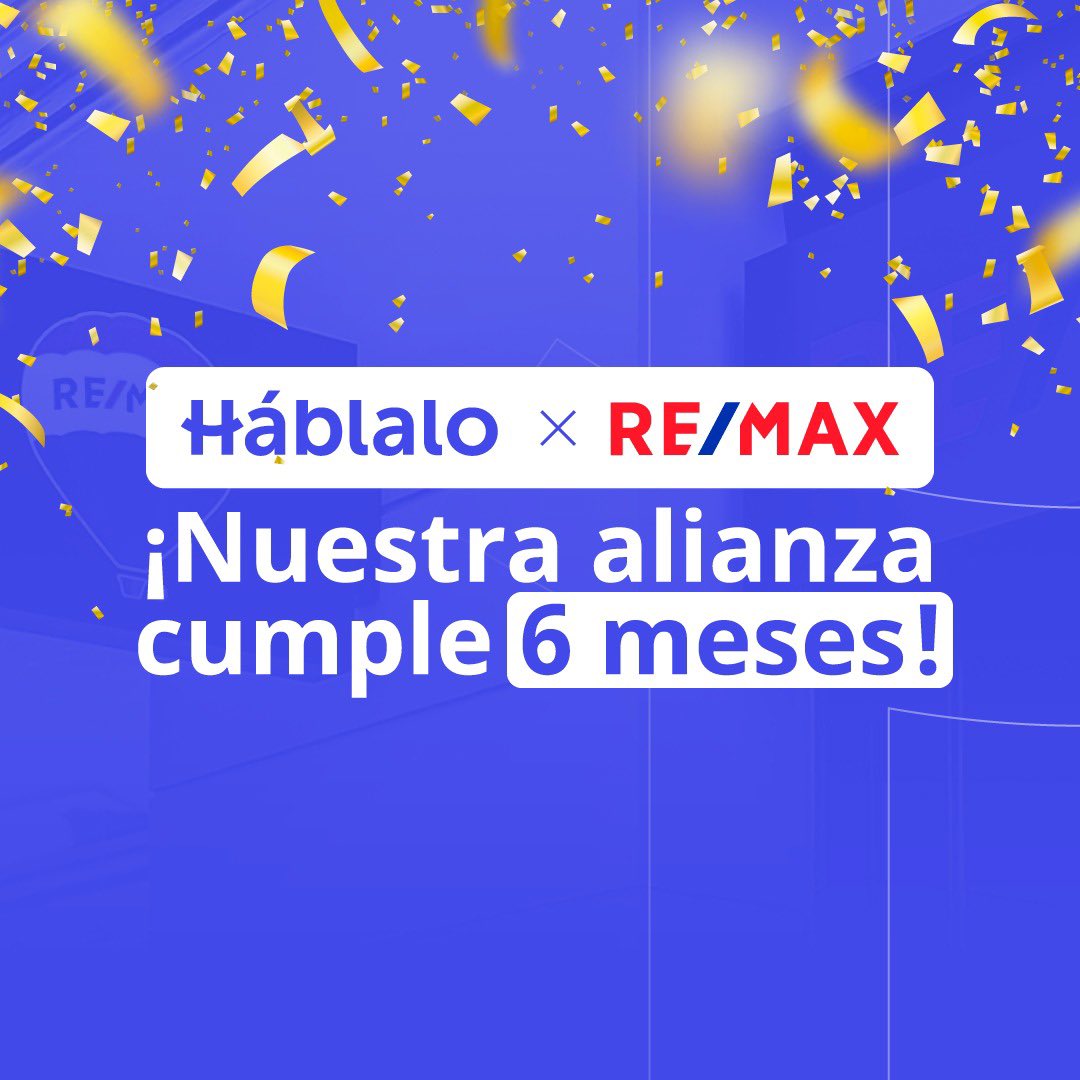🥳NO DAMOS MÁS DE LA EMOCIÓN 🥳

👉🏼Nos pone muy contentos contarles que hoy festejamos 6 meses desde que <a href="/remaxargoficial/">RE/MAX Argentina y Uruguay</a> se sumó a la familia Háblalo y se convirtio en un ejemplo a seguir en nuestra #RevolucióndeInclusión 🥰

¡Gracias Remax por acompañarnos desde el comienzo! 💪🏼