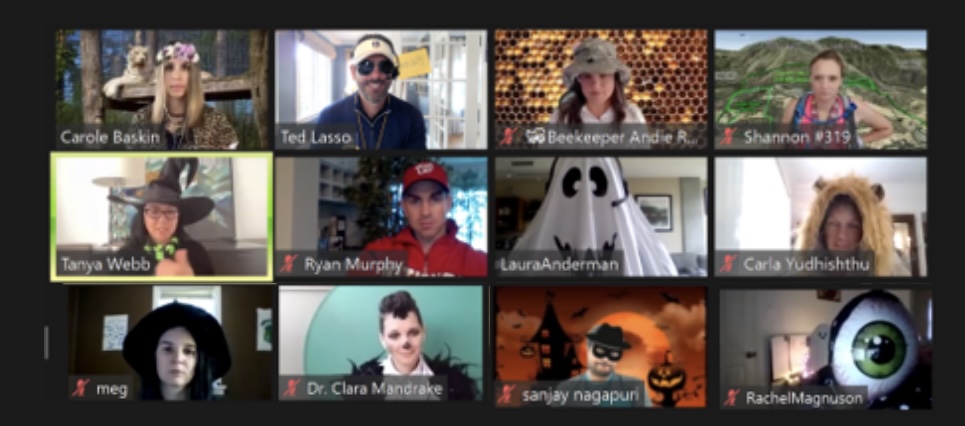 nathancpdx's tweet photo. Our last pre-Halloween meeting at @Trust_Mineral was a spooky sight. Wishing you all a safe and happy Halloween weekend.

#happyhalloween #trustmineral #hrleaders https://t.co/VPYzJfs4wS